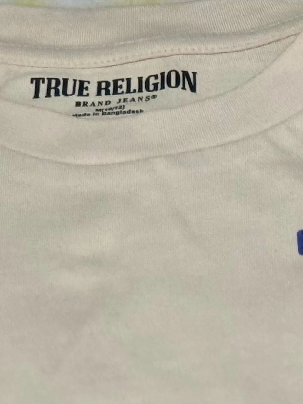 New True Religion 2 piece girls  Embroidered logo jeans & t-shirt lot size 10